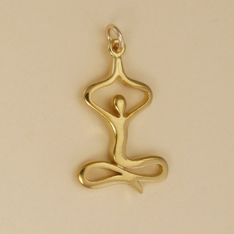 Yoga Sitting Tree Pose Charm - Charmworks