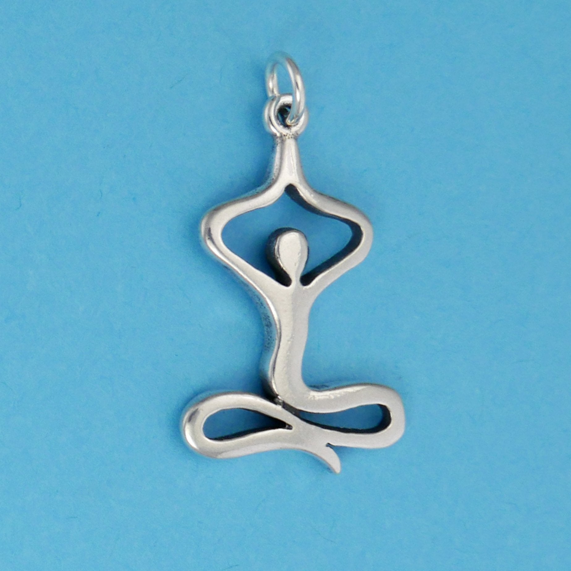 Yoga Sitting Tree Pose Charm - Charmworks