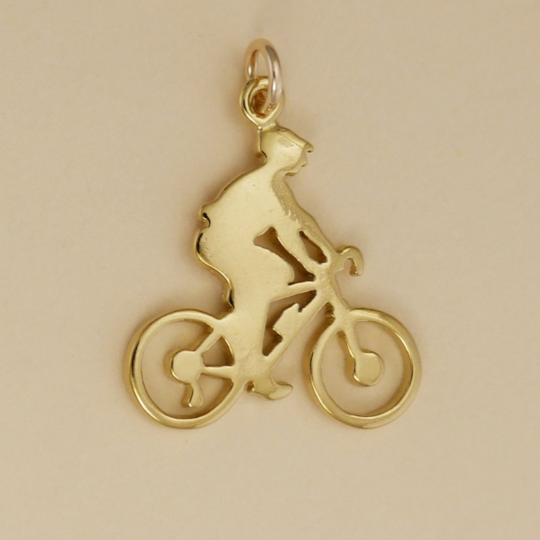 Bicyclist Charm - Charmworks