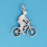 Bicyclist Charm - Charmworks