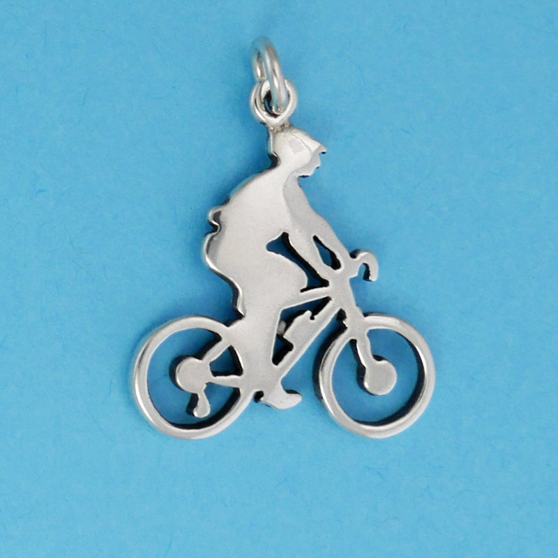 Bicyclist Charm - Charmworks