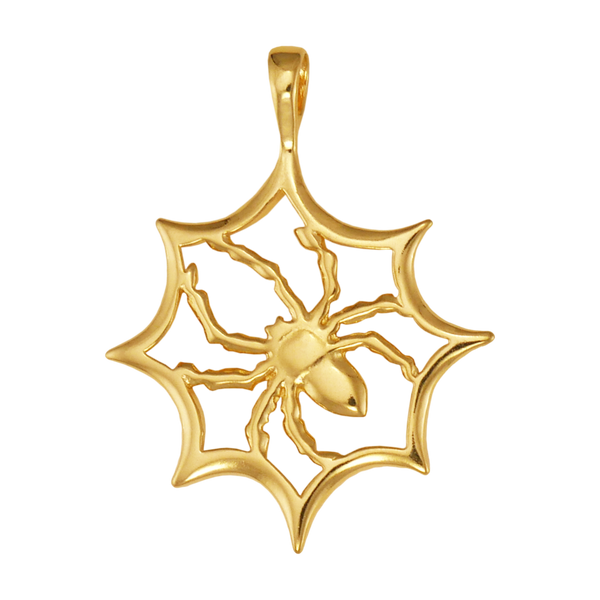 Spider In Web Pendant - Charmworks