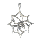 Spider In Web Necklace - Charmworks