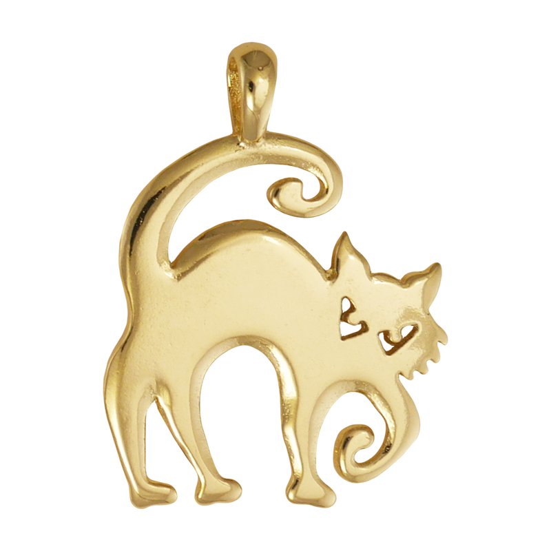 Halloween Cat Pendant - Charmworks