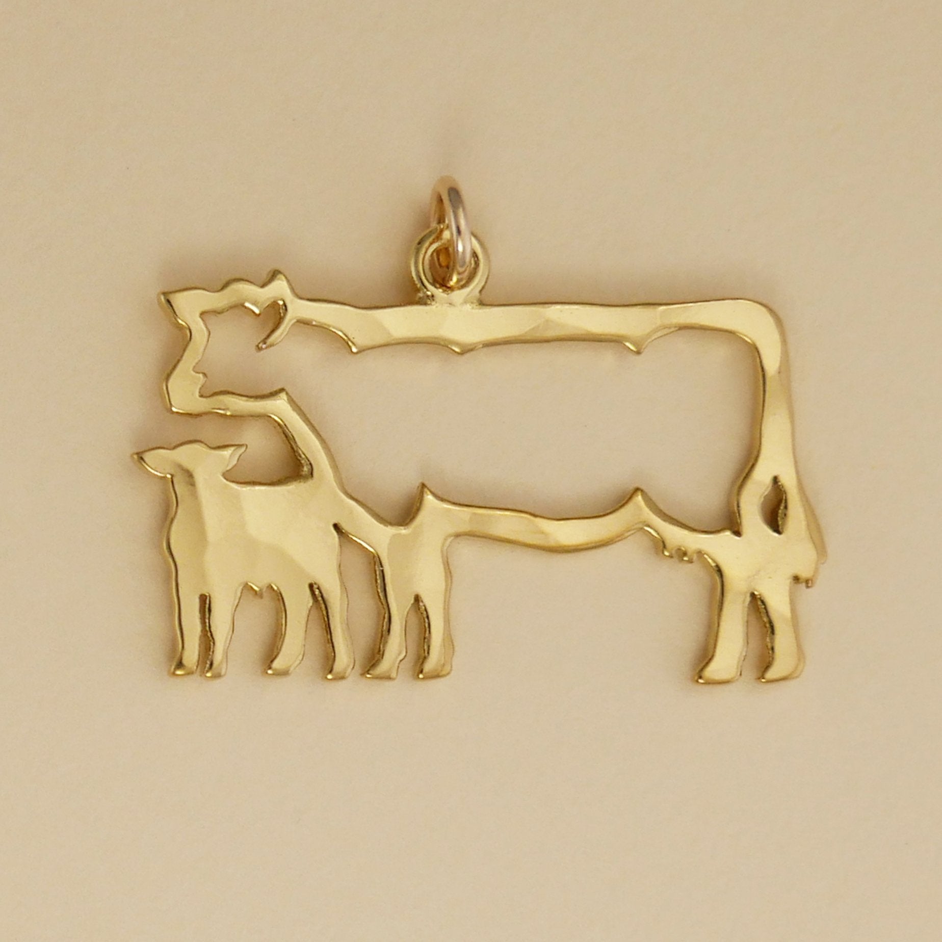 Cow And Calf Charm - Charmworks