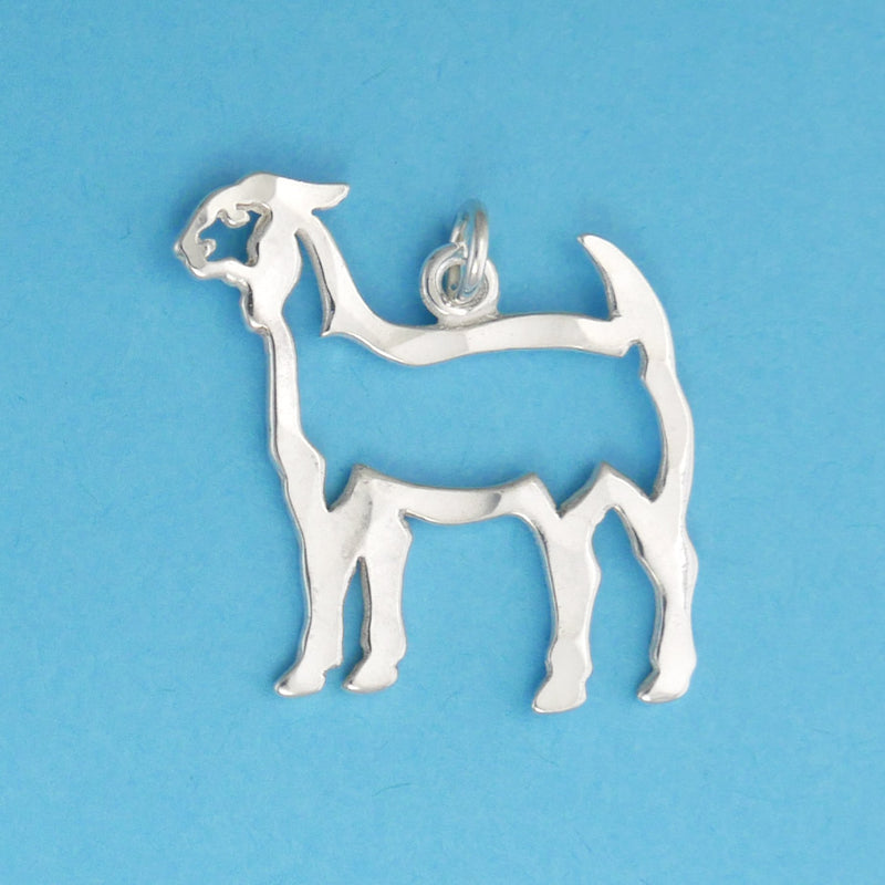 Sterling silver on sale goat charm