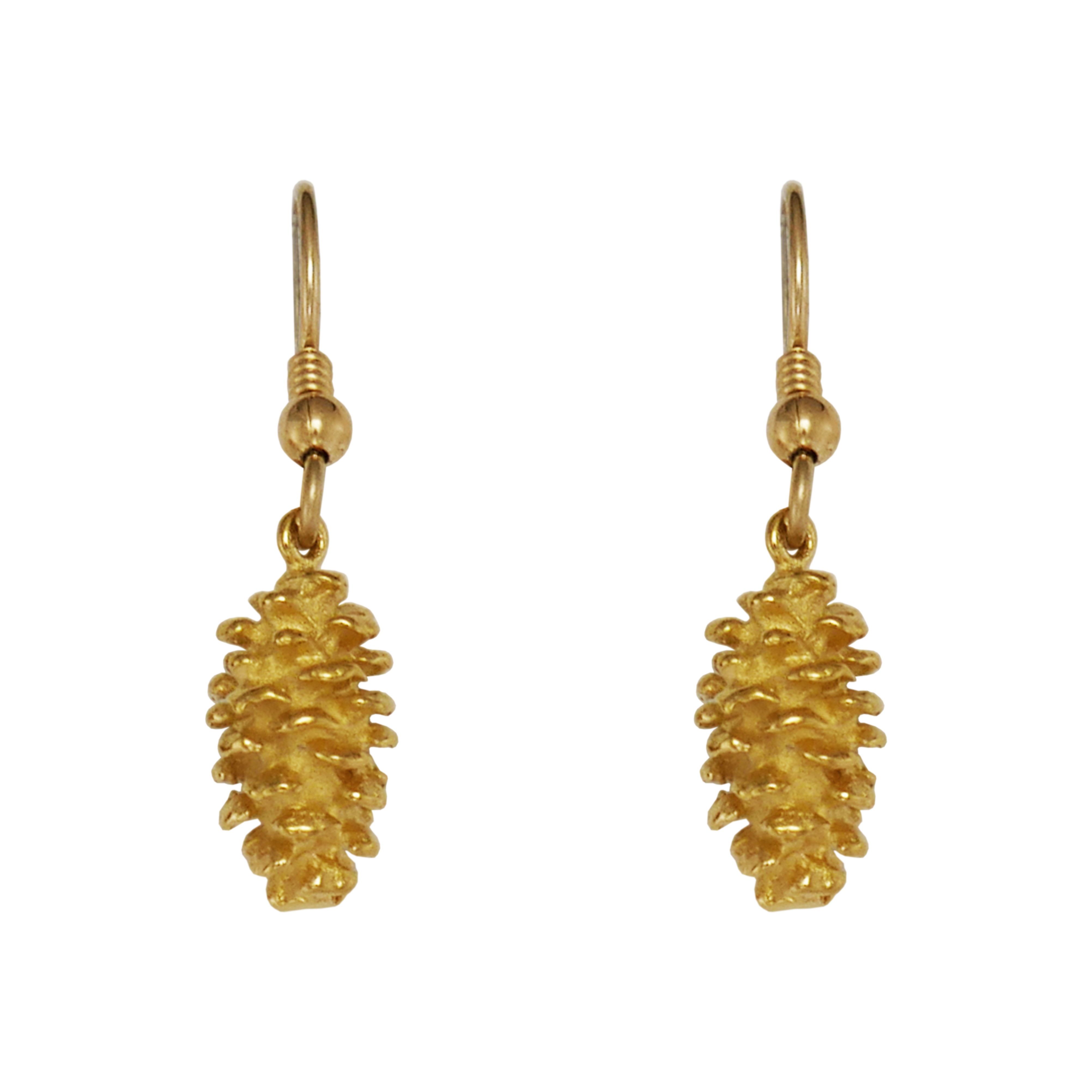 Pine Cone Earrings - Charmworks