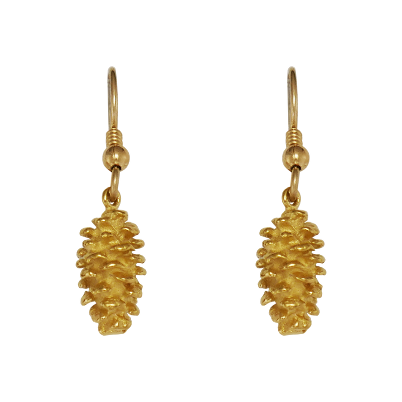 Pine Cone Earrings - Charmworks