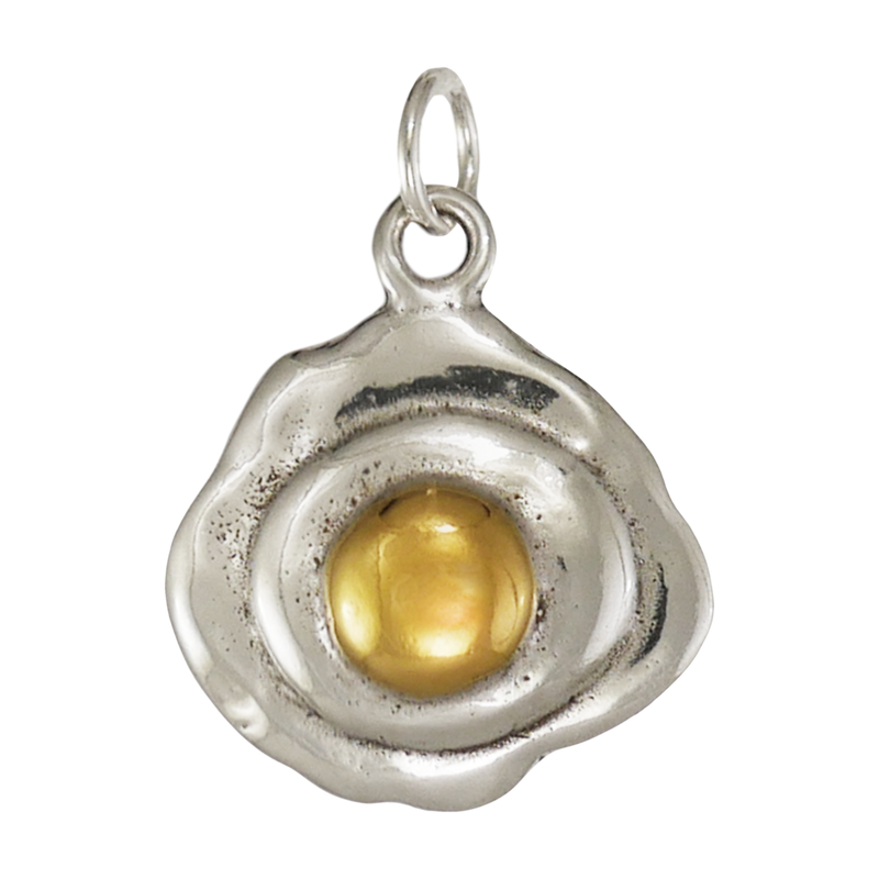 Fried Egg Charm - Charmworks