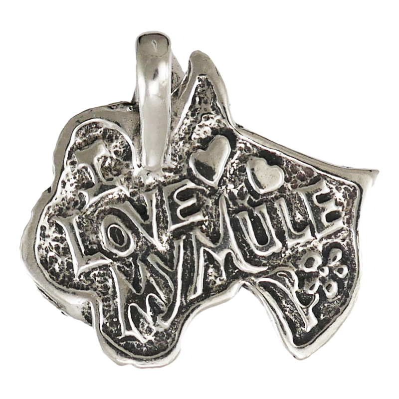 Girl With Mule Pendant - Charmworks