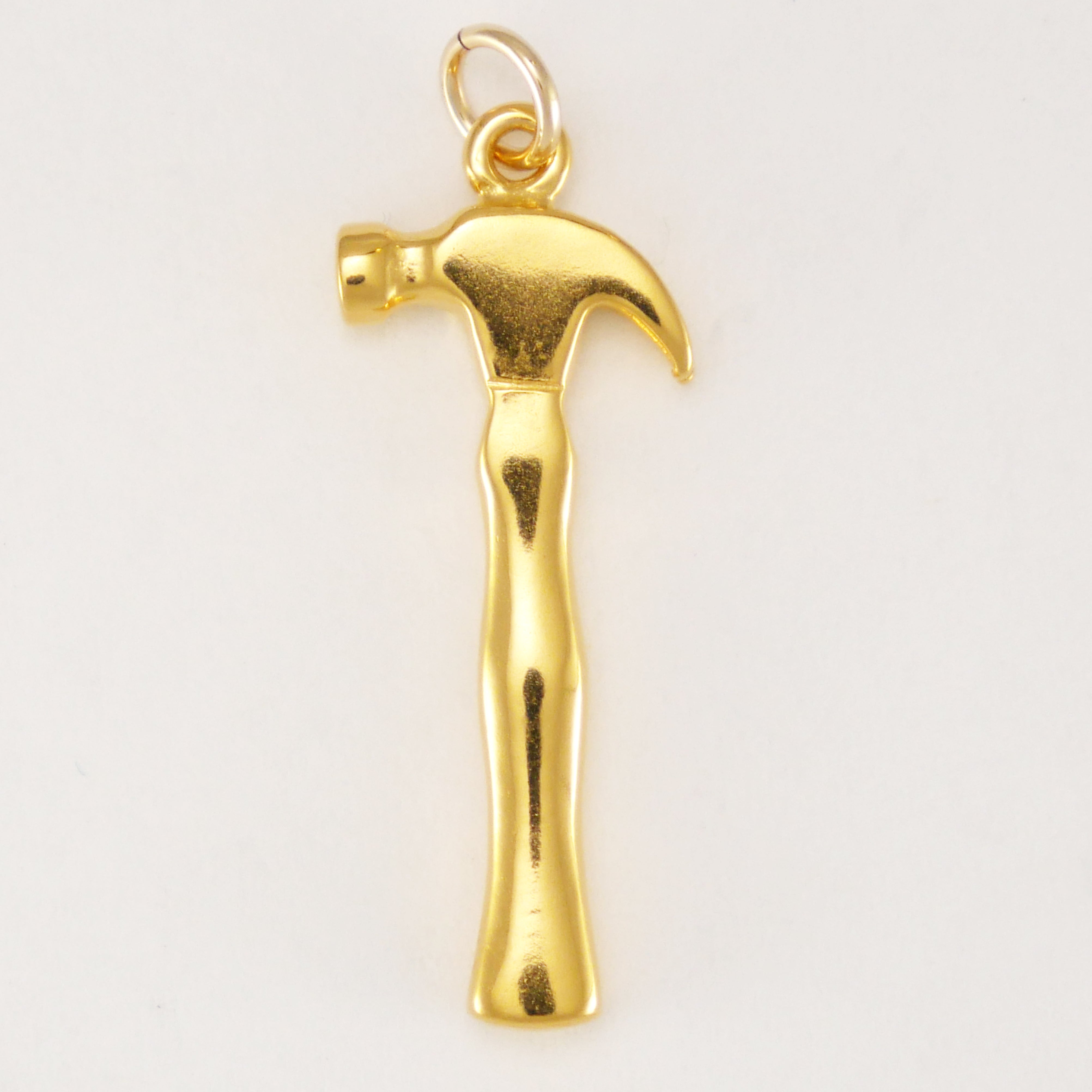 Gold hammer charm sales