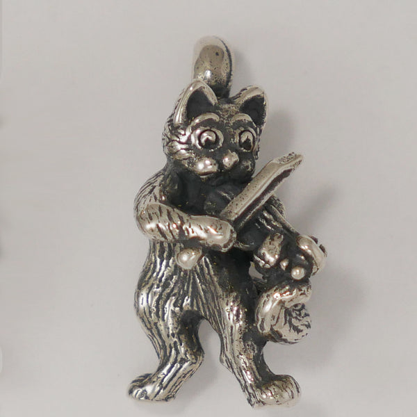 Cat And The Fiddle Pendant - Charmworks
