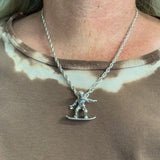 Snowboarder Pendant - Charmworks