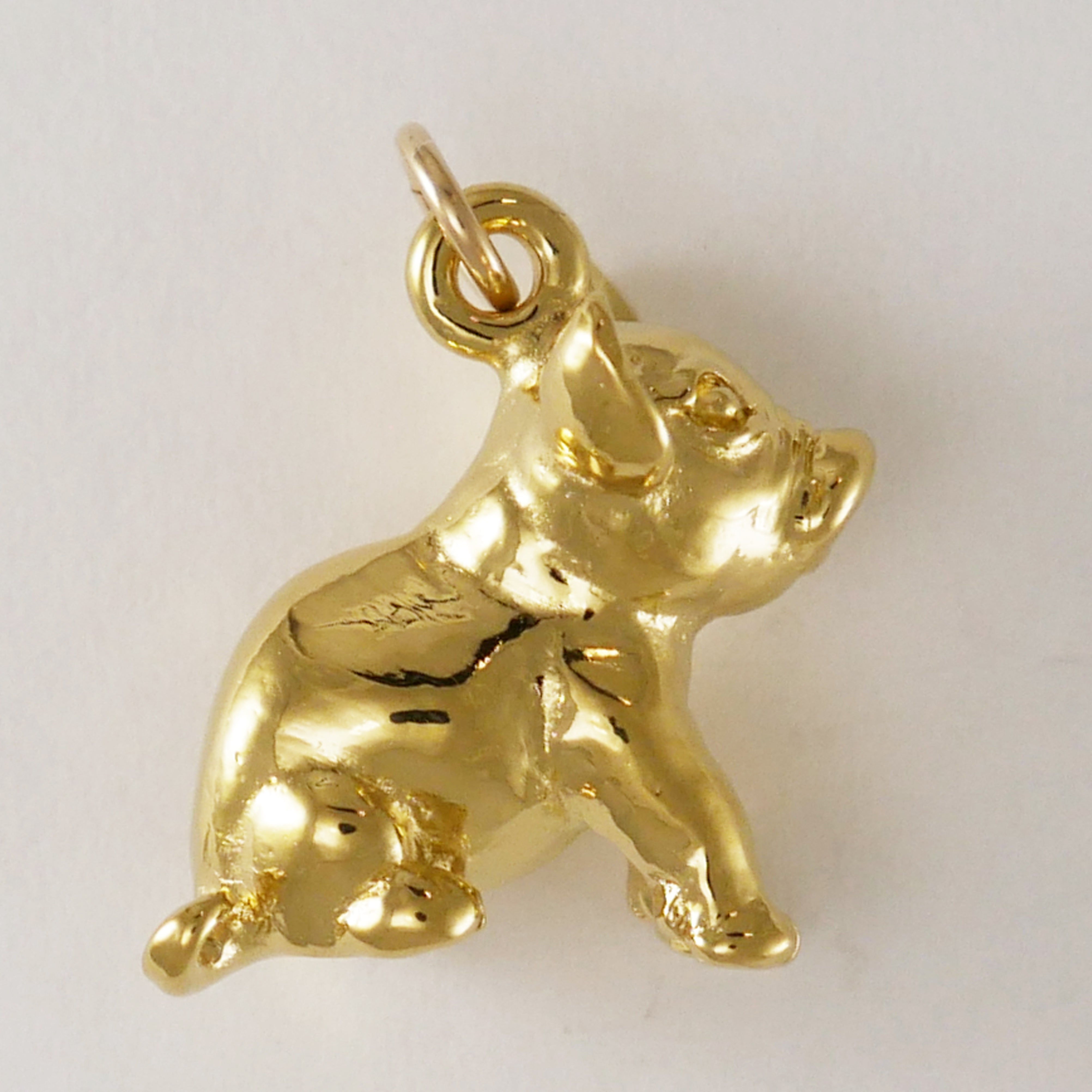 Piglet Gold Vermeil - Charmworks
