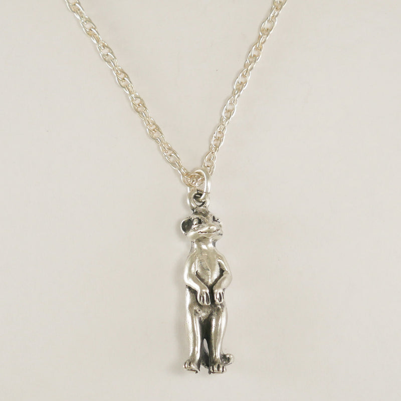 Meerkat necklace sterling silver- Charmworks