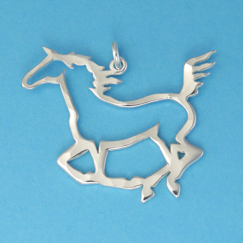 Galloping Horse Pendant - Charmworks