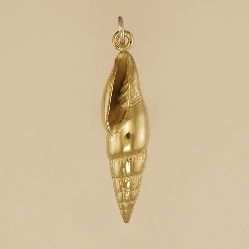 Long Olive Shell Pendant - Charmworks