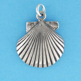 Solid Scallop Charm - Charmworks