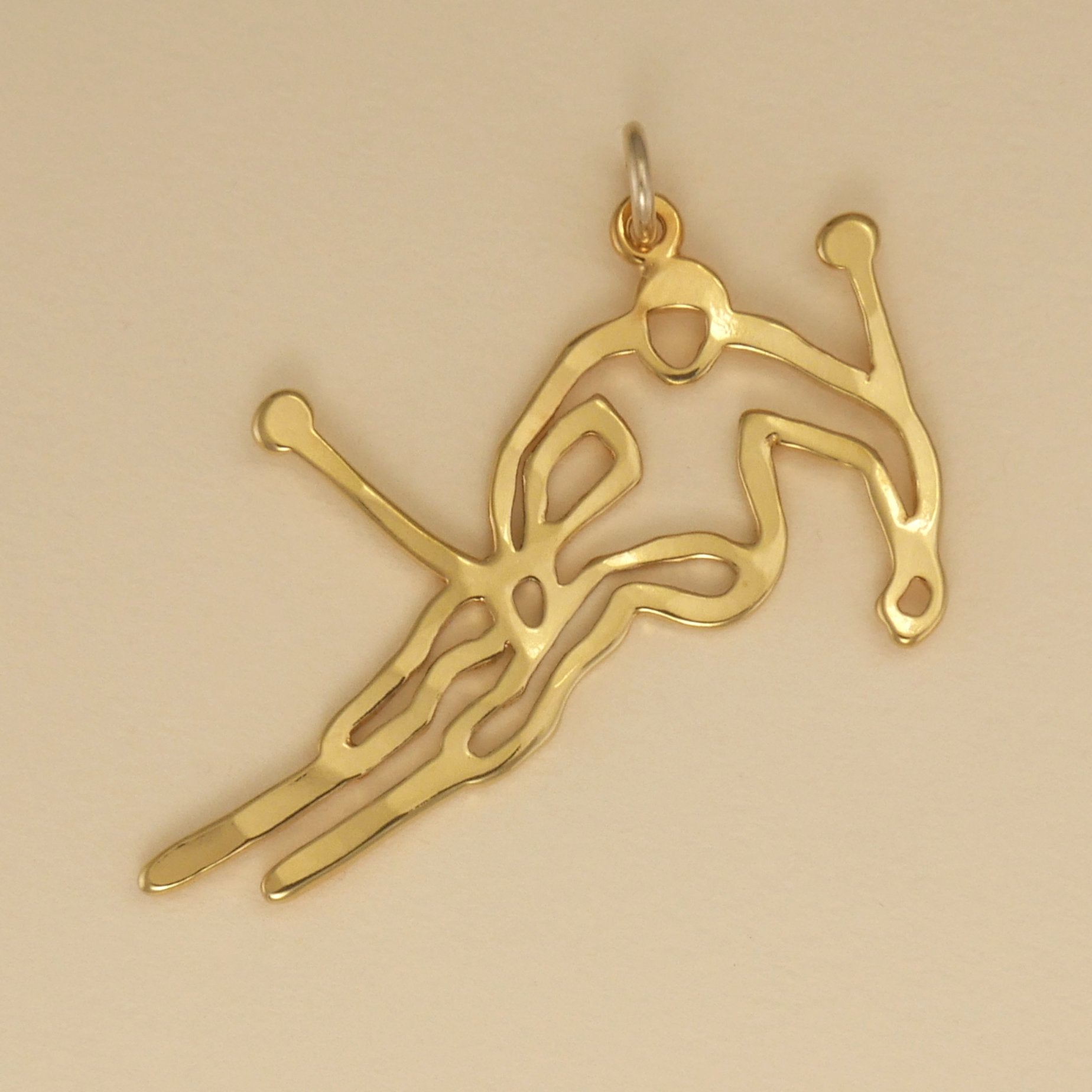 Downhill Skier Pendant - Charmworks