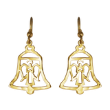 Angel In Bell Earrings - Charmworks