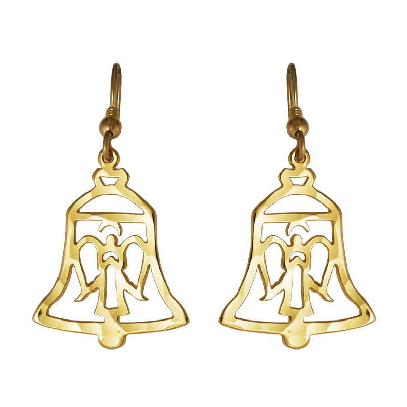 Angel In Bell Earrings - Charmworks