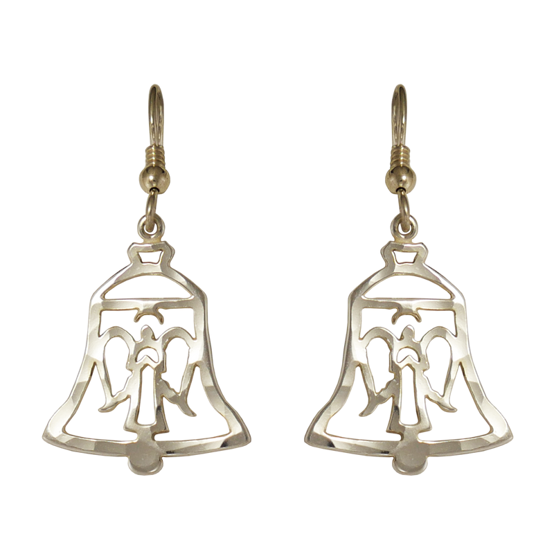 Angel In Bell Earrings - Charmworks