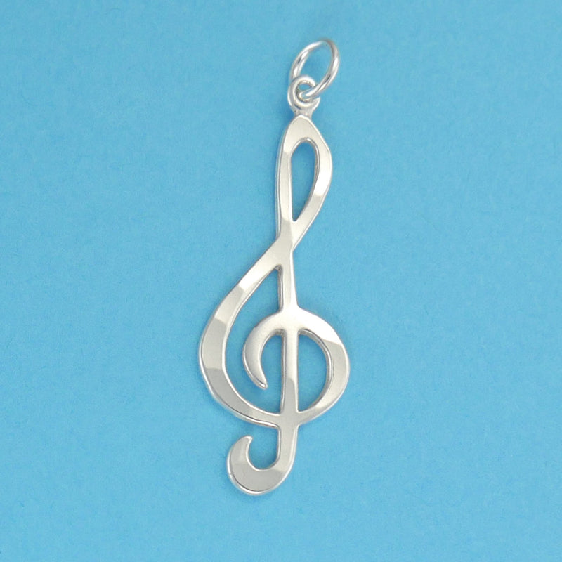 Treble Clef Pendant - Charmworks