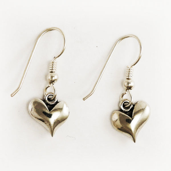 Solid Heart Earrings - Charmworks