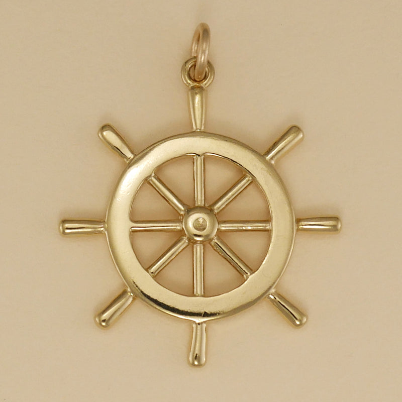 Ship Wheel Pendant