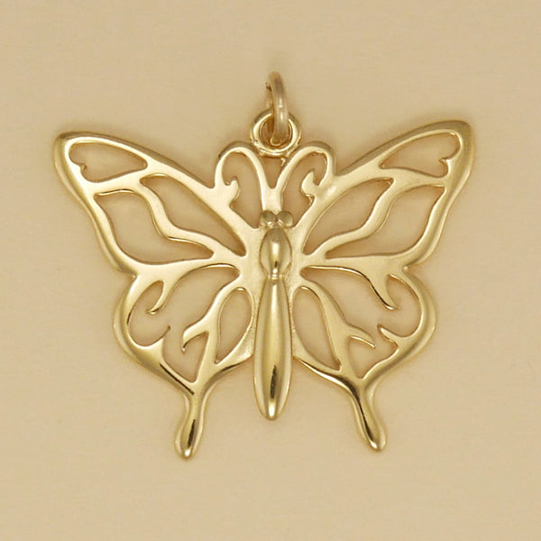 Complex Wing Butterfly Pendant - Charmworks