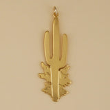 Saguaro And Coyotes Pendant - Charmworks