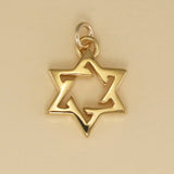 Open Six Point Star Charm - Charmworks