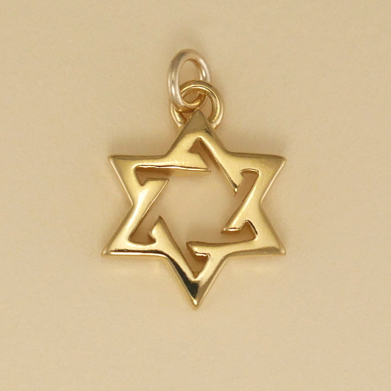 Open Six Point Star Charm - Charmworks