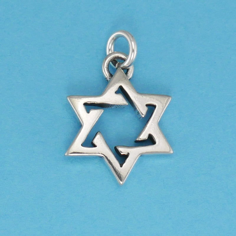 Open Six Point Star Charm - Charmworks