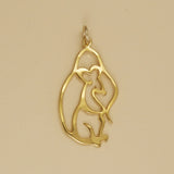 Mouse Sitting Up Charm - Charmworks