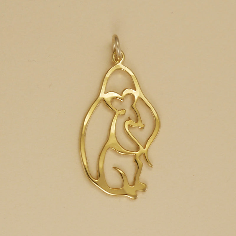 Mouse Sitting Up Charm - Charmworks