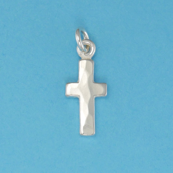 Hammer Faced Cross Charm - Charmworks