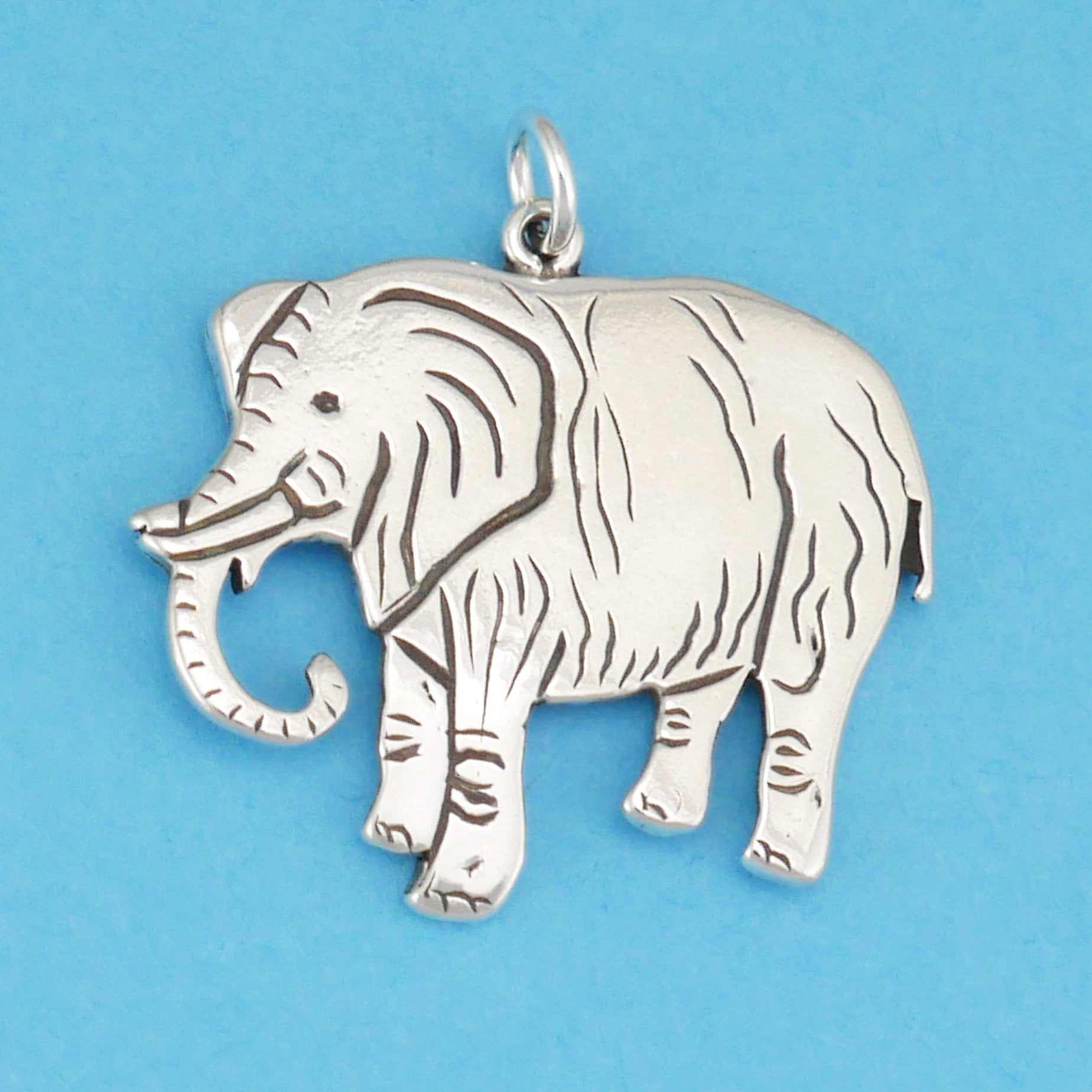 Elephant Bull Pendant - Charmworks