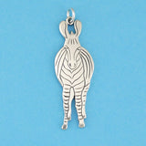 Zebra Front Pendant - Charmworks