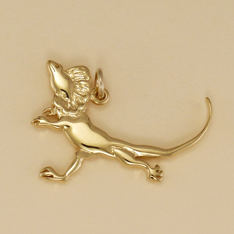 Frilled Lizard Charm - Charmworks
