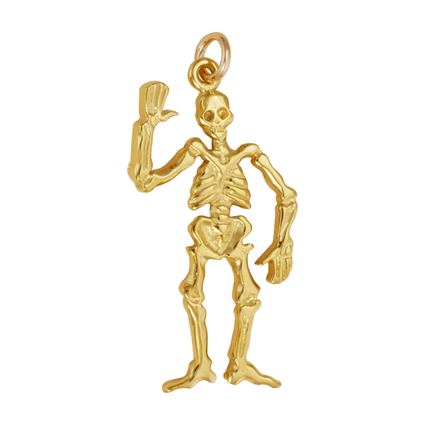 Skeleton Waving Charm - Charmworks