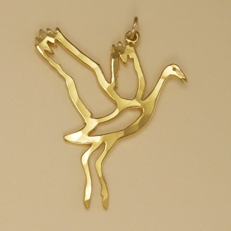 Dancing Crane Charm - Charmworks