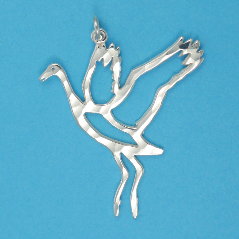 Dancing Crane Charm - Charmworks