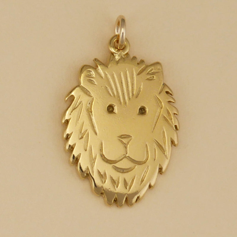 Lion Face Charm - Charmworks