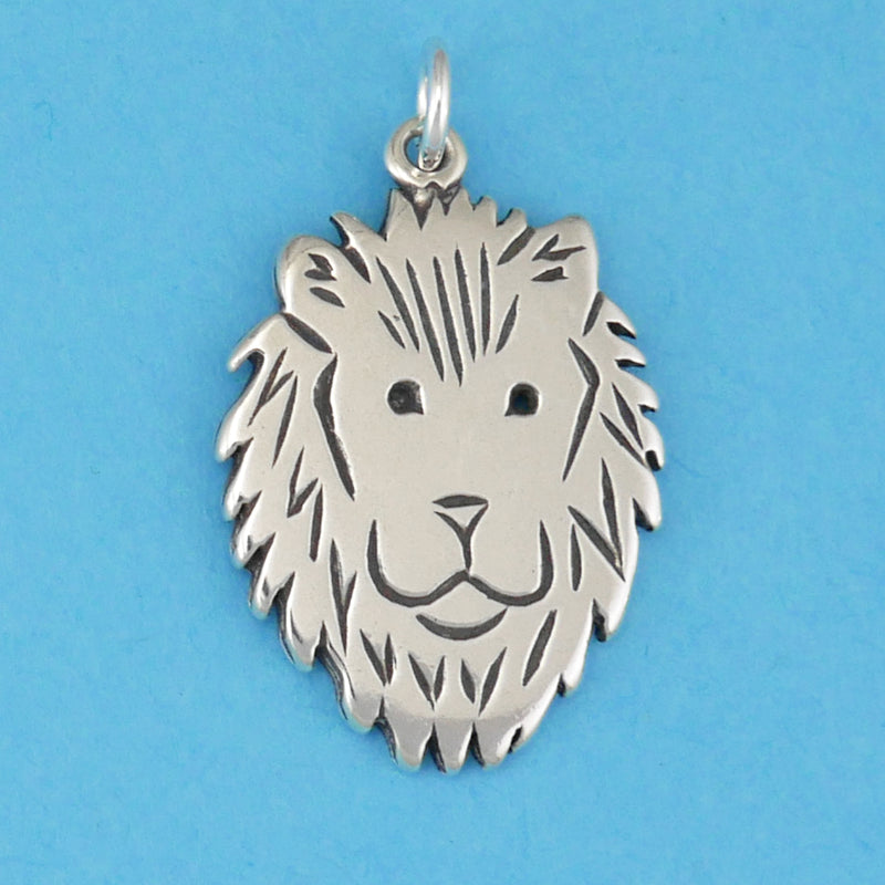 Lion Face Charm - Charmworks