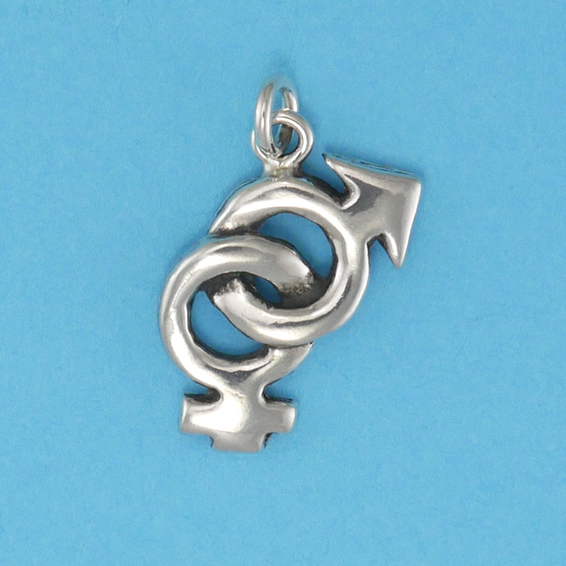 Linked Male Female Symbols Charm - Charmworks