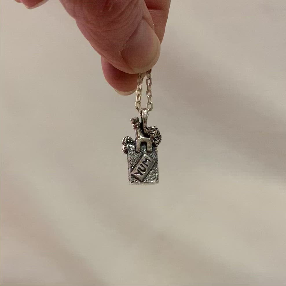 Grocery Bag Pendant - Charmworks