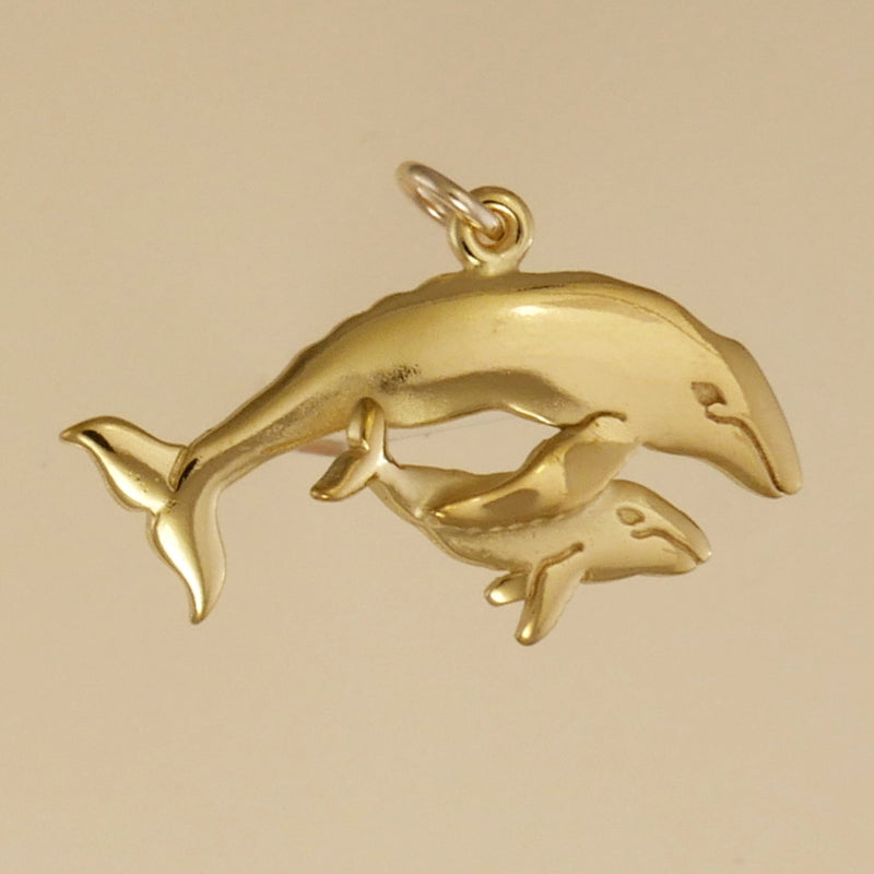 Humpback Whale Mother And Calf Charm - Charmworks
