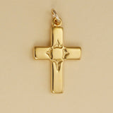 Rosette Cross Charm - Charmworks