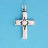 Rosette Cross Charm - Charmworks
